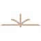 Ekena Millwork Redmond Smooth Timber Gable Bracket, Douglas Fir, 84"W x 24"H x 1 1/2"D x 3 1/2"F, 7/12 Pitch GBW084X24X0204RED00SDF - alternate 1
